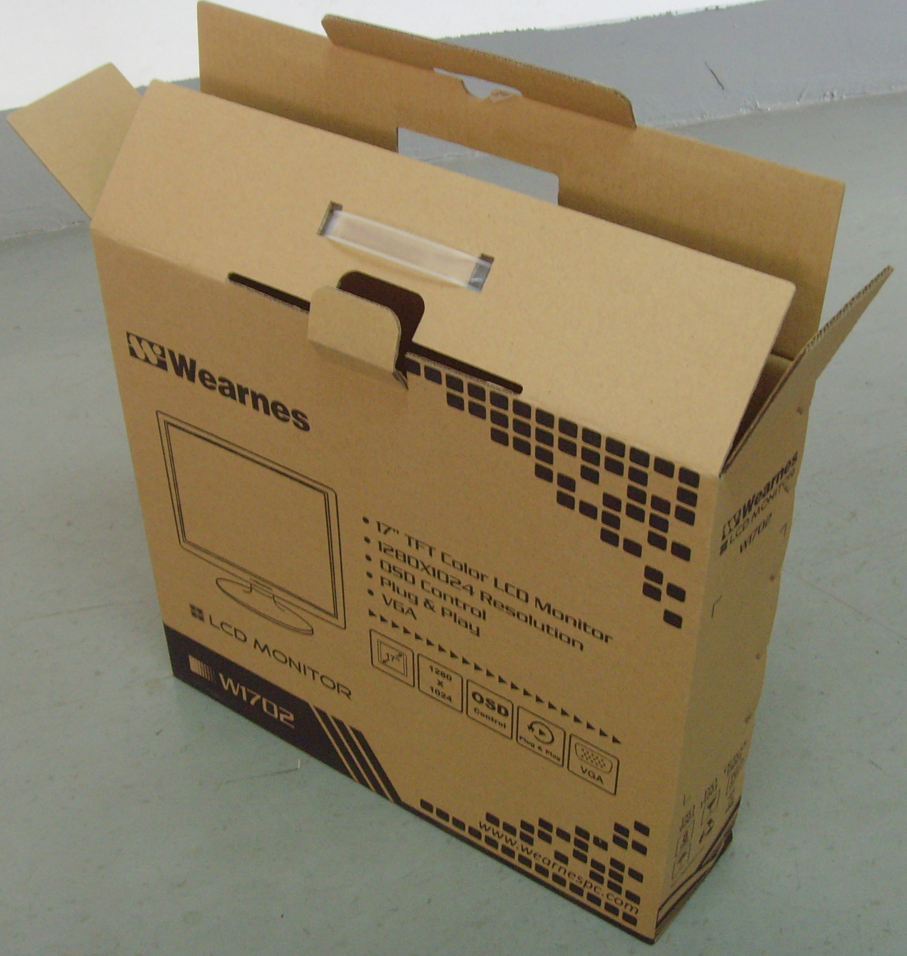 手提牛皮纸盒 现货供应纸盒 大-纸箱