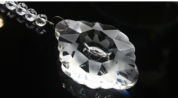 水晶祥云吊坠50,63,76,89mm 水晶灯饰配件挂件珠帘吊坠 烛台挂件