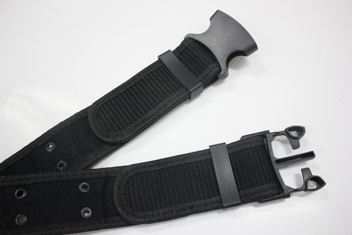 厂家批发现货正品武装腰带 战术腰带 特战腰带黑色帆布作训s腰带