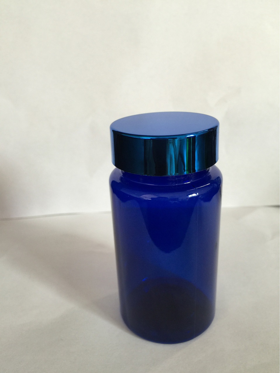 pet塑料瓶 100cc蓝瓶蓝盖