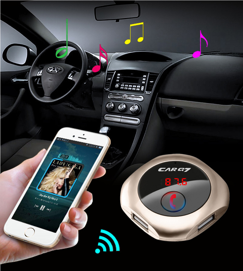 车载蓝牙免提电话 车载蓝牙播放器10,usb输出电压,可向其他设备提供