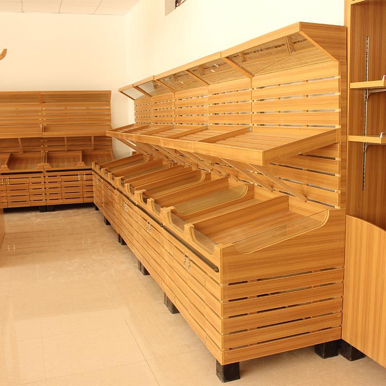 贵阳超市货架高档木制货架厂价直销!