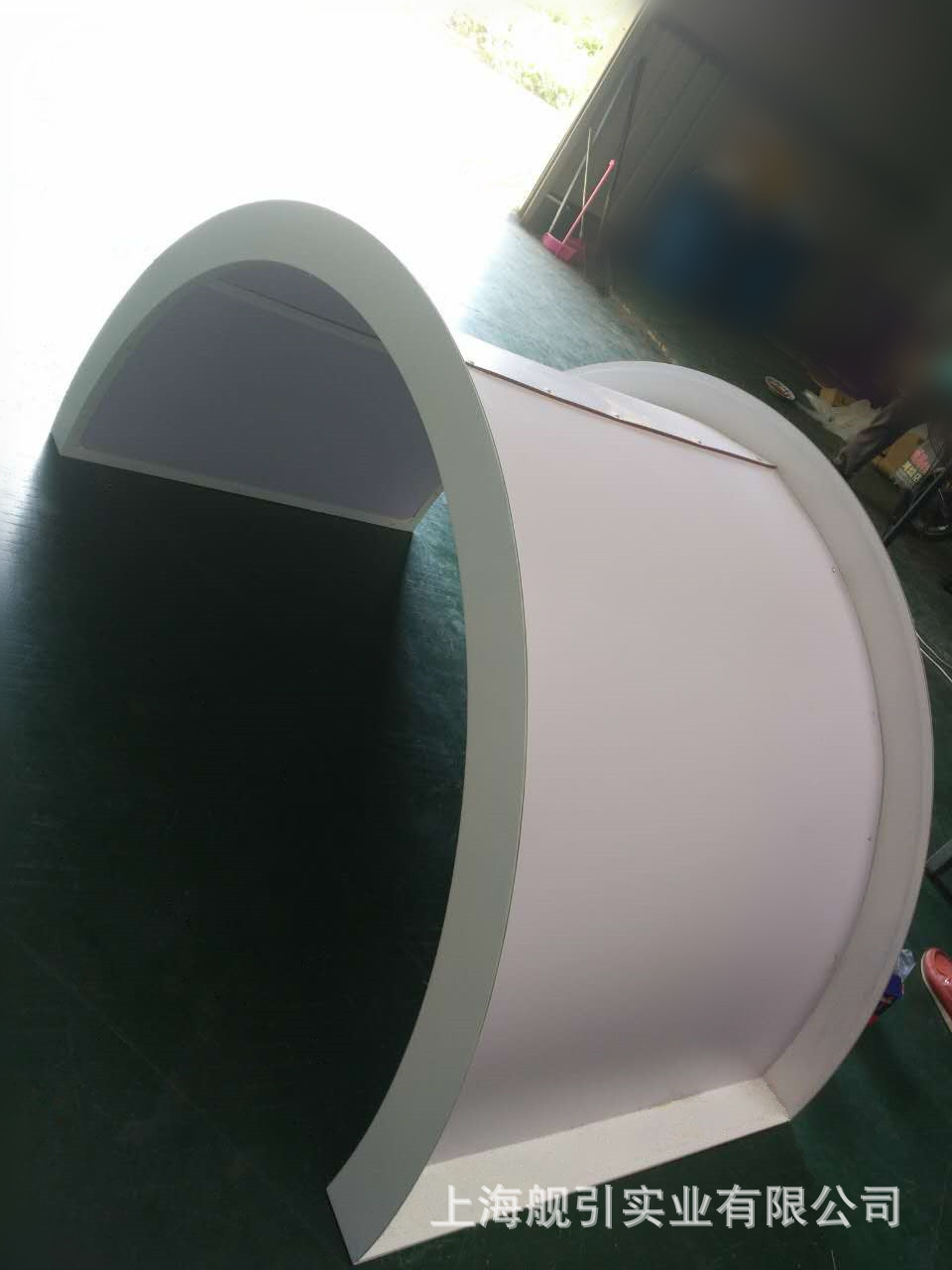 爆款led弧形灯箱商场连锁店单面包柱灯箱可做双面弧形l型灯箱