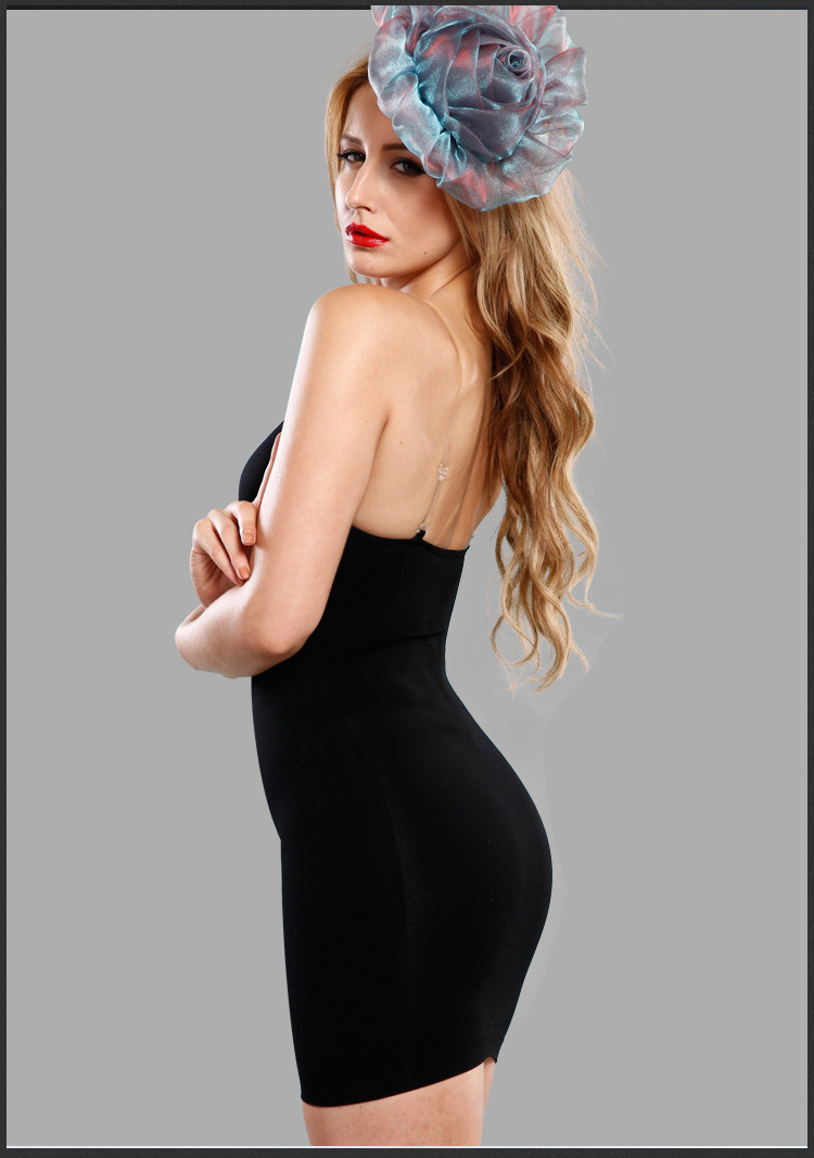 s曲线塑身裙百搭塑身托胸收腹提臀束腰塑身性感吊带打底裙包臀裙