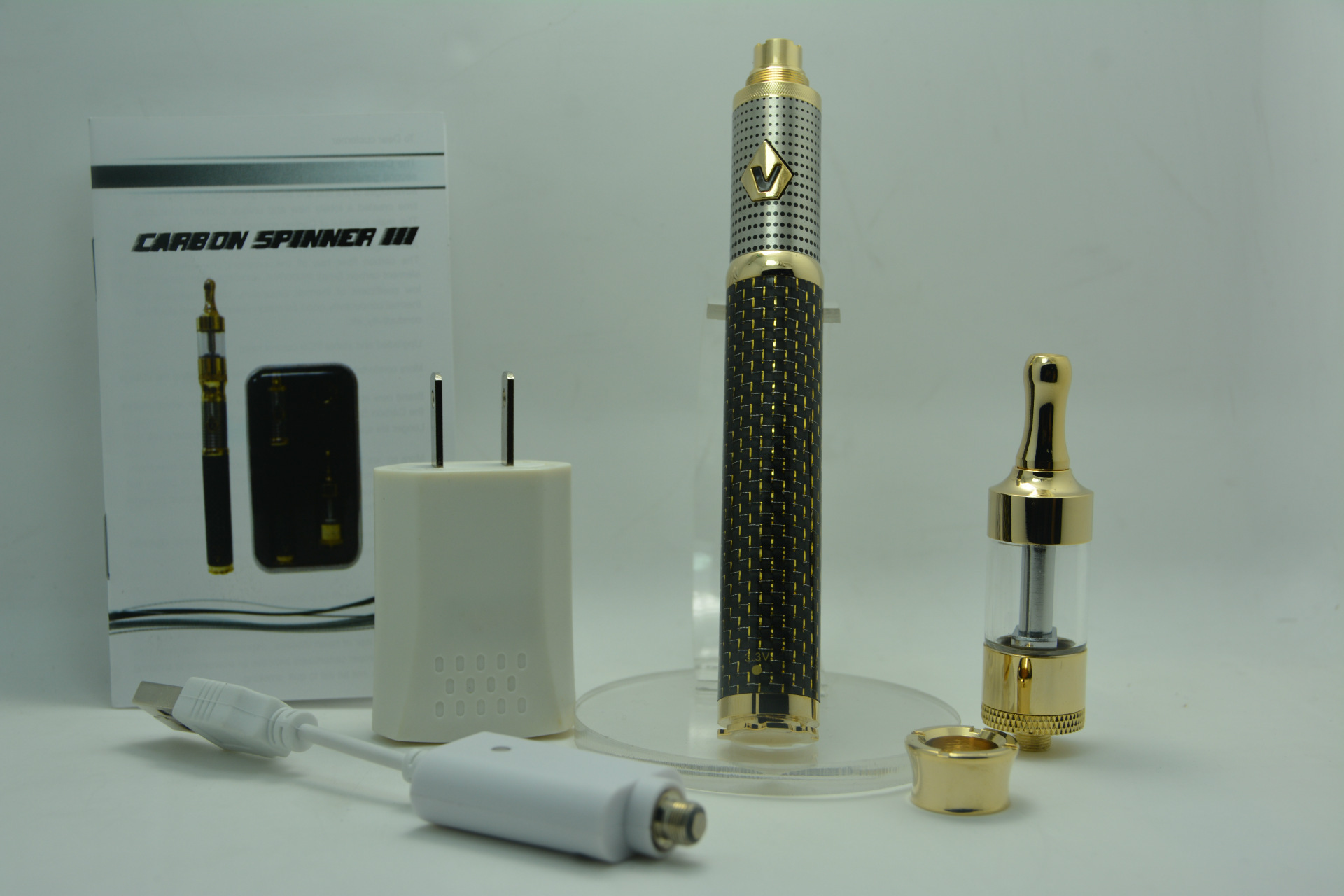 2016厂家直销 vision spinner3代 碳纤维套装 调压杆子电子烟