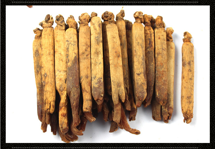 长白山人参 东北优质别直红参黄马褂单支6年根无糖高丽参