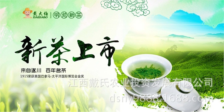 2016春茶遂川狗牯脑茶一级绿茶散装明新茶炒青绿茶包装