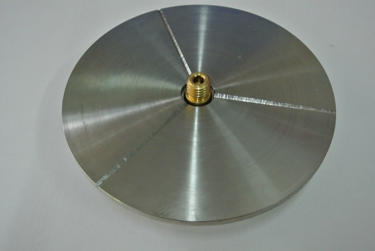 强制对中基座圆型不锈钢测量器基准点对中点底盘归心盘基准点