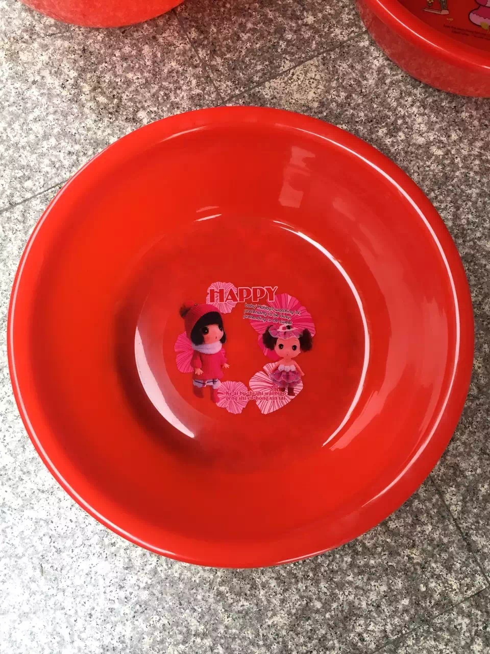 厂家直销摔不坏塑料脸盆家用钢化塑料盆江湖地摊倒插货源批发