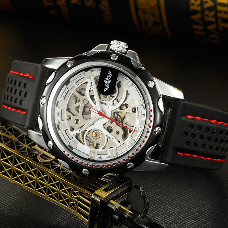 一件起批科曼奇 机械表 男士机械表 镂空复古机械表 礼物