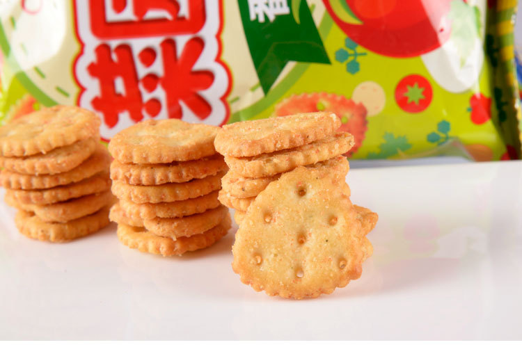 格力高菜园小饼薄脆饼干35g-50g/袋 多口味休闲饼干食品