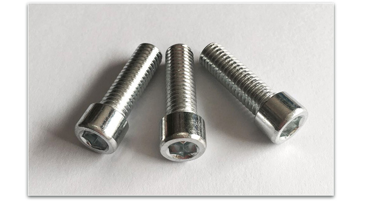 内六角圆柱头螺栓 白锌内六角螺丝五金配件m5-m8 白锌内六角螺栓