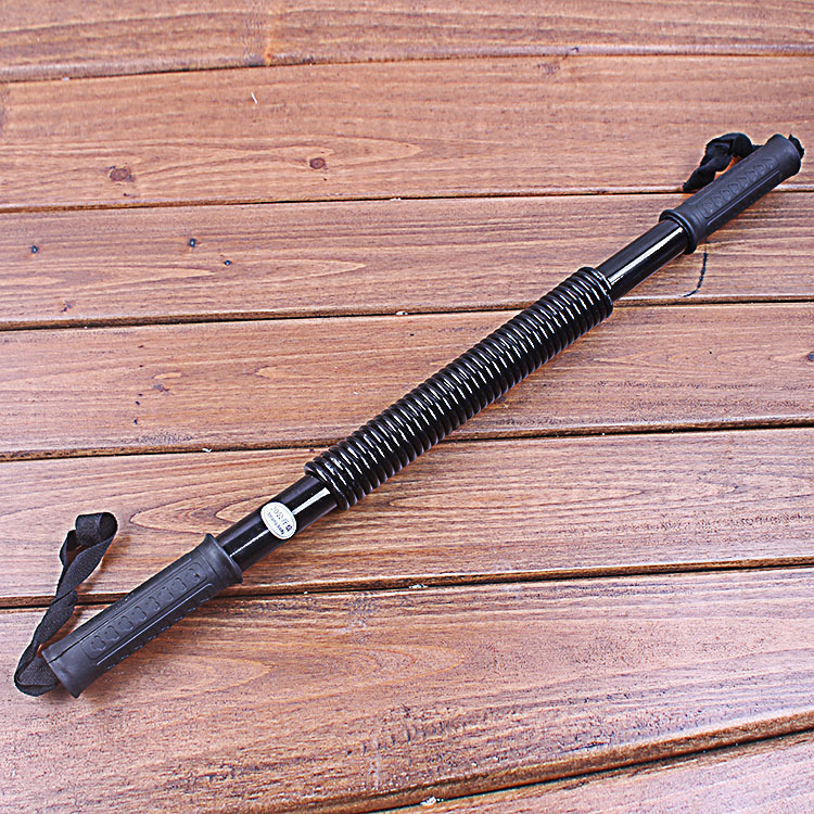 精品百货20kg一字型臂力器弹簧臂力棒居家简易扩胸器健身器批发