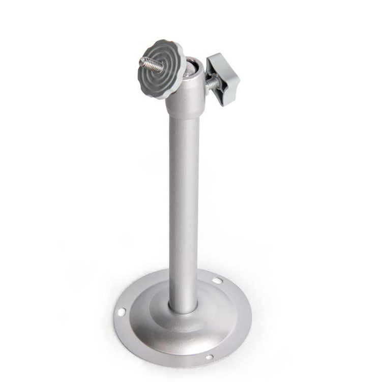 监控器专用支架圆管全铝合金摄像机摄像头支架方向可调 吊装 立装