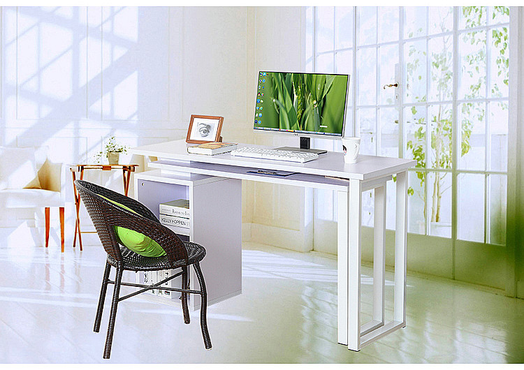旋转电脑桌转角台式家用现代办公桌写字台带简约简易书桌批发定制