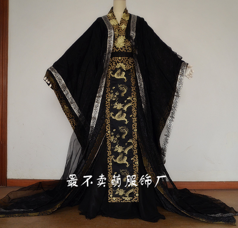 黑色华丽霸气男古装 帝王cos服 三生三世 夜华/苏 font color=red></p></a>珩 