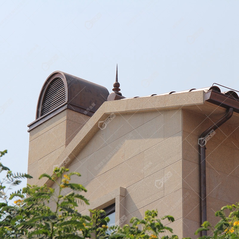 捷思(gens)紫铜屋顶烟囱帽 别墅烟囱帽 紫铜屋面包边装饰 可定制