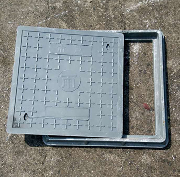 厂家供应500×500方形密封树脂复合沙井盖长寿命防盗盖板3公分