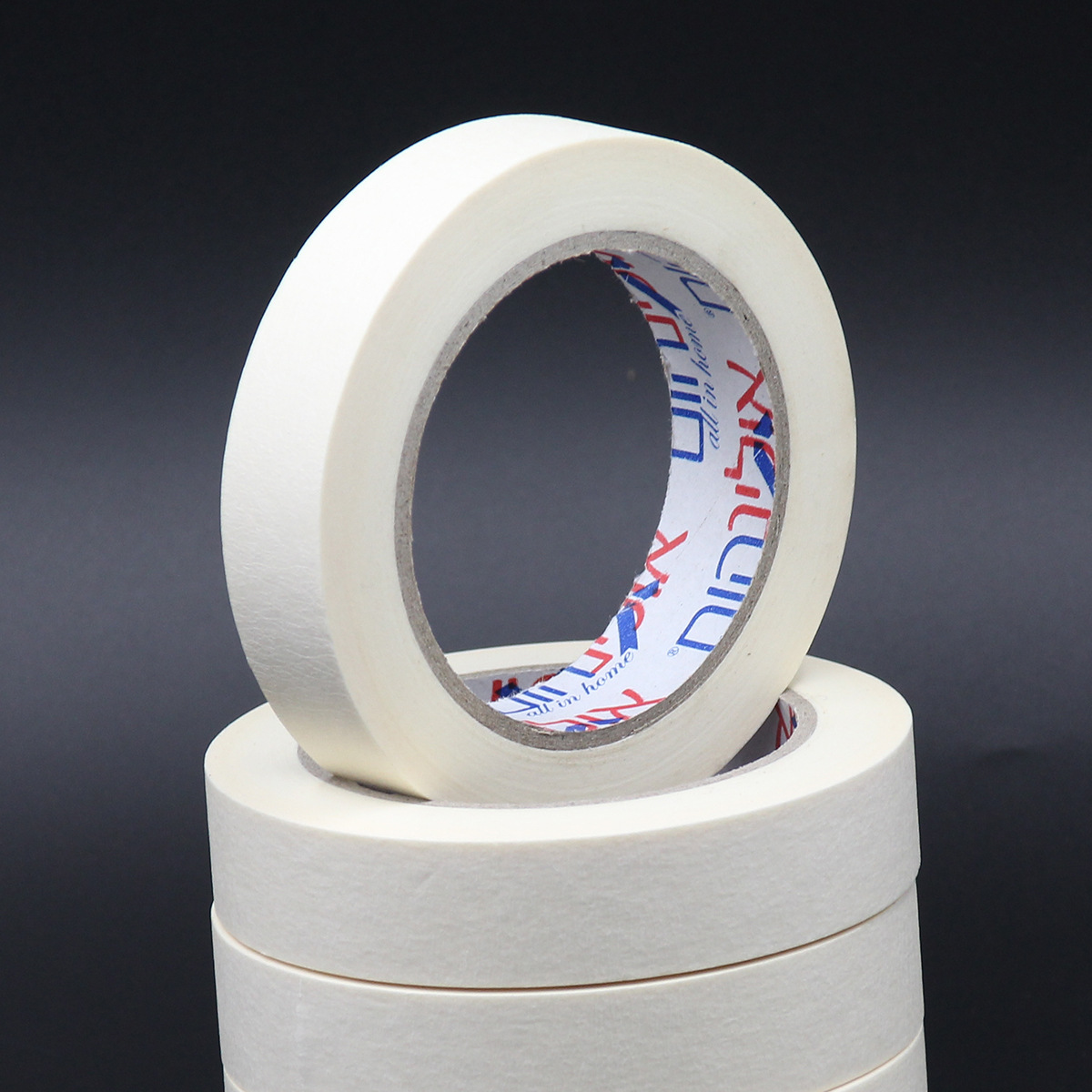 白色美纹纸胶带 5cm 平胶防染色遮蔽喷漆 皱纹纸胶带 美纹纸