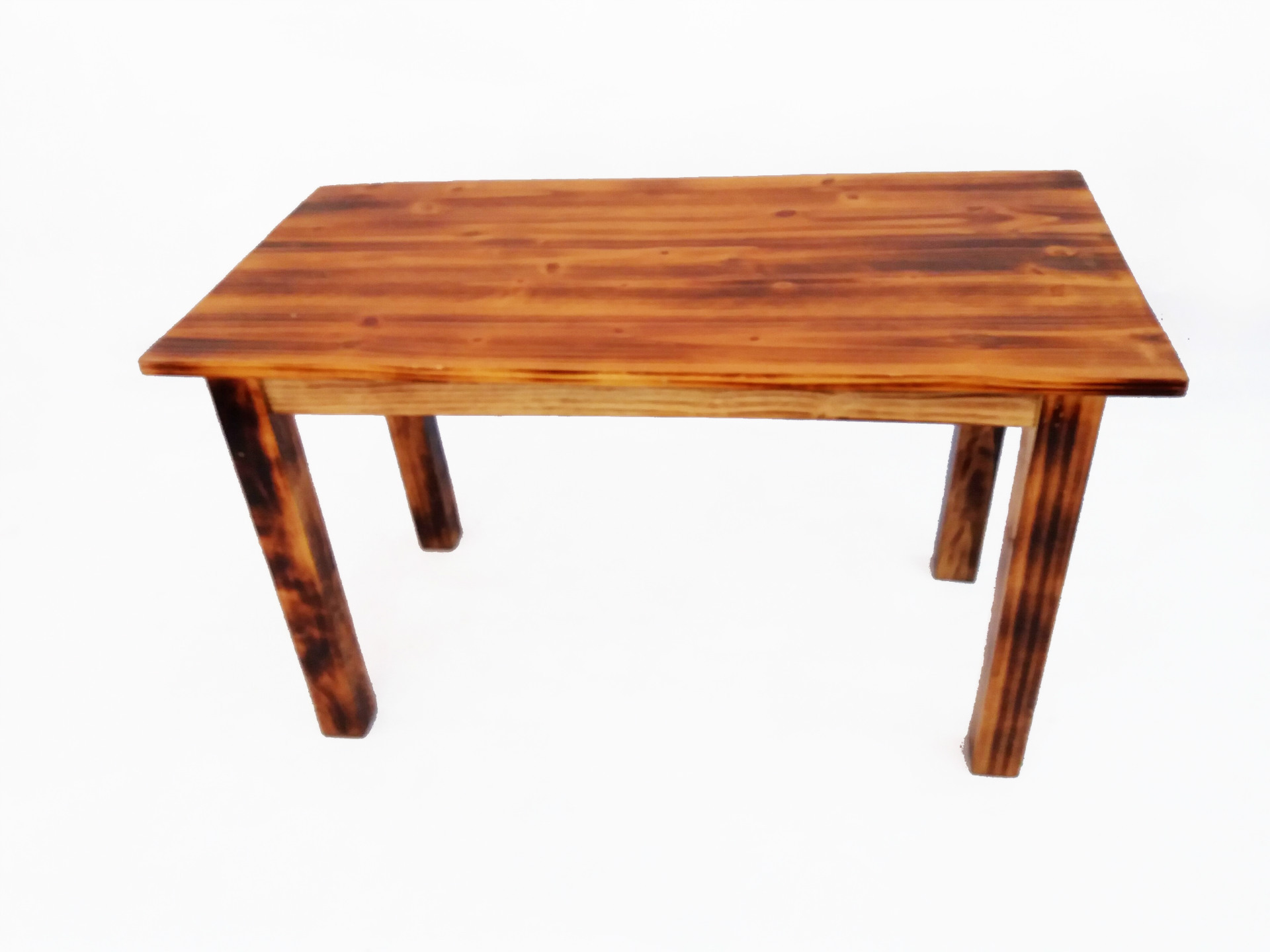 碳化杉木长方桌 桉树碳化餐椅 大量家具供应 可定制规格 厂家直销