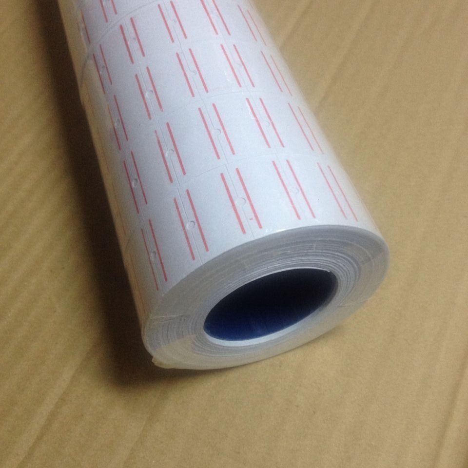 mx5500打价纸标签纸900格单排打价纸 标价机/打价机纸10卷价格