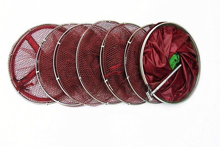 不锈钢双圈鱼护批发 万向定位涂胶防挂渔护 黑坑台钓渔户网兜渔具