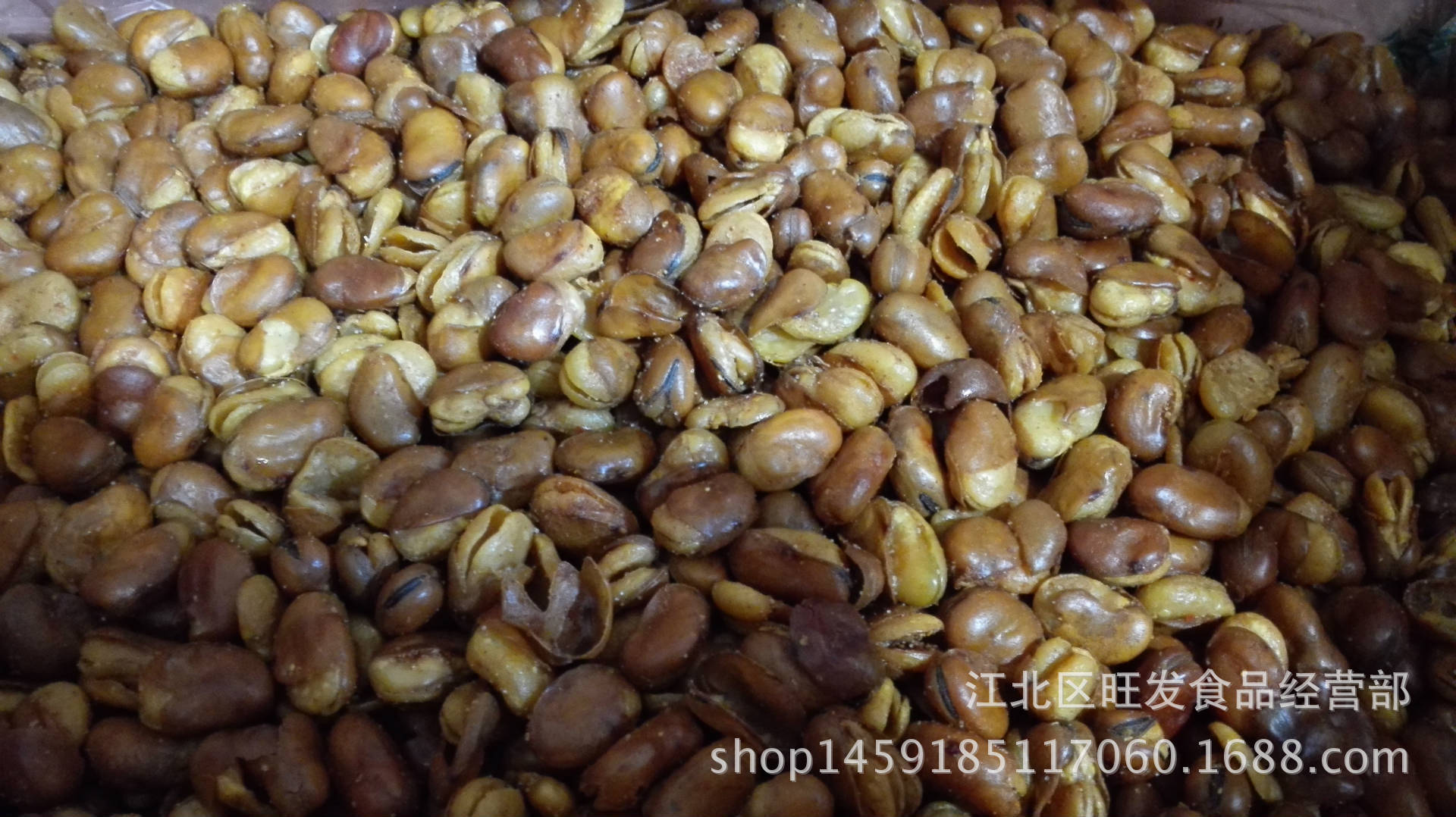 云南老爷豆 牛肉味 油酥胡豆 酥脆可口下酒好菜 散装批发