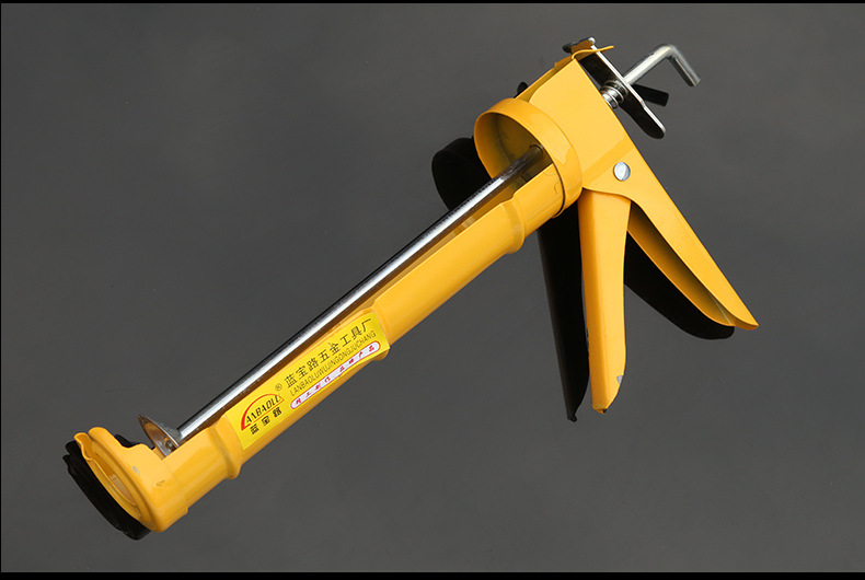 玻璃胶打胶枪 手动省力发泡胶枪 手动打胶枪 旋转半圆玻璃胶枪