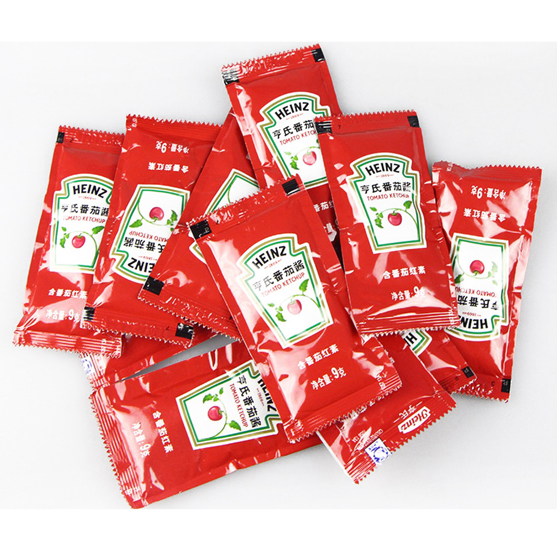 亨氏番茄酱9g 番茄酱小包装9克*600 番茄沙司 肯德基kfc番茄酱