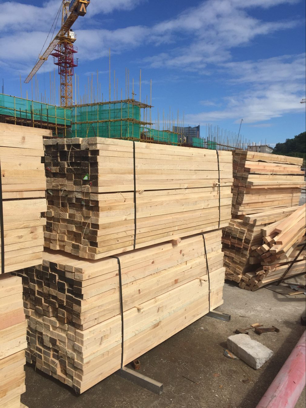 潮州木方公司提供工地木方 南方松木方 澳松木方