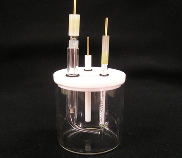 c002普通电解池 三电极电解池 参比电极 对电极 工作电极