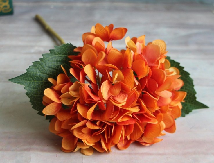 仿真大绣球花 单支绣球婚庆绣球仿真花绢花