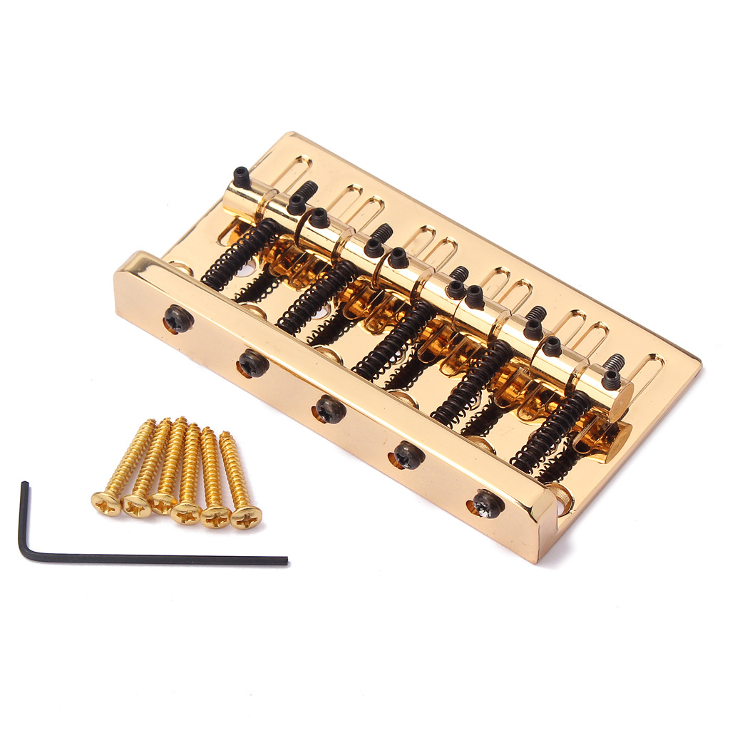 五弦贝斯拉弦板 电贝司琴桥 bass拉弦板 5弦贝司琴桥弦码