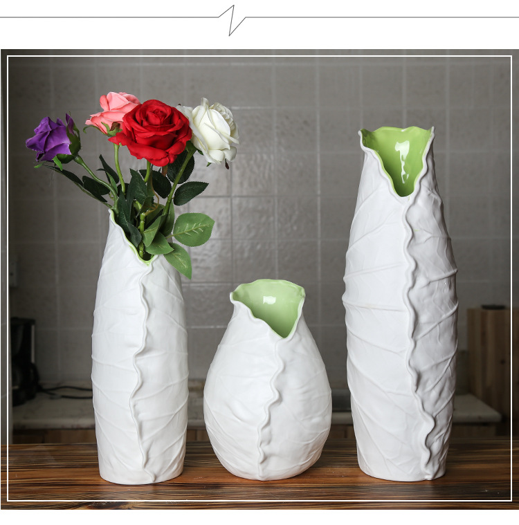陶瓷花瓶 陶瓷小花瓶 手工陶瓷花瓶定制 创意花插花瓶陶瓷