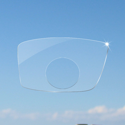 56 厂家直销 圆顶双光镜片 加硬加膜防 辐射 a级树脂镜片