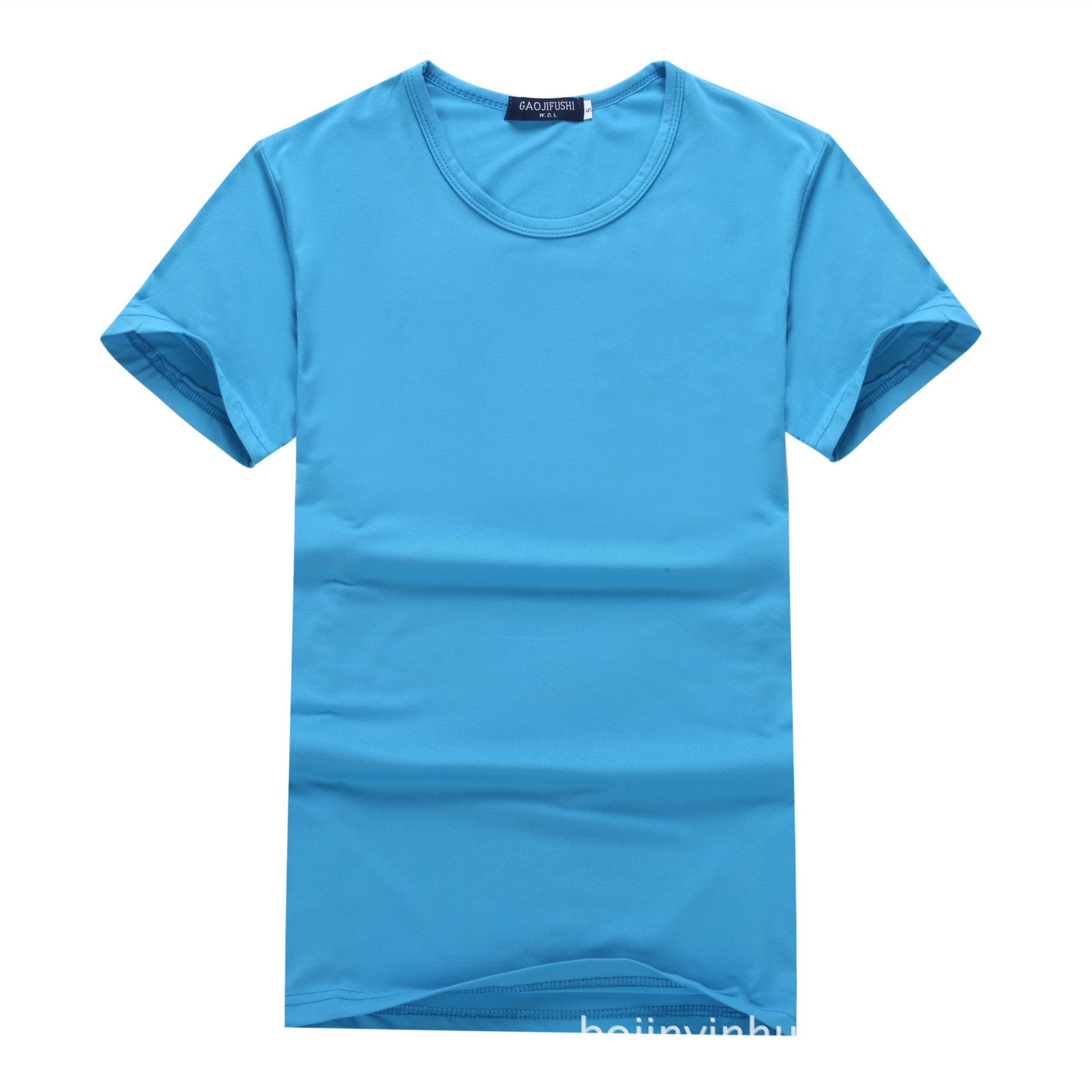 厂家批发莫代尔棉休闲t恤空白修身短袖纯色t恤时尚圆领大量现货