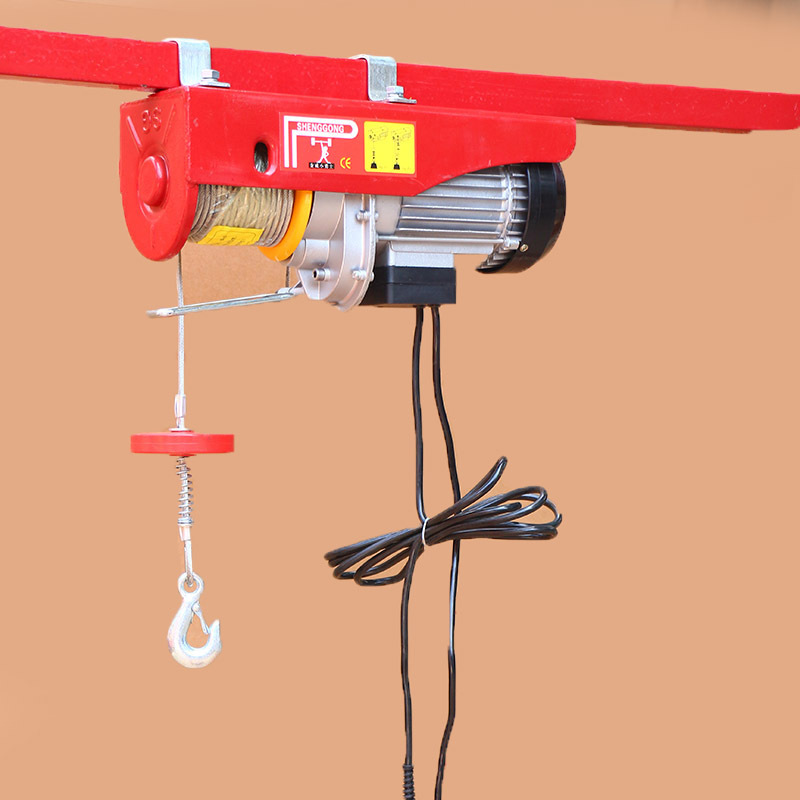 厂家直销优质电动葫芦微型电动葫芦家用吊机钢丝电动葫芦