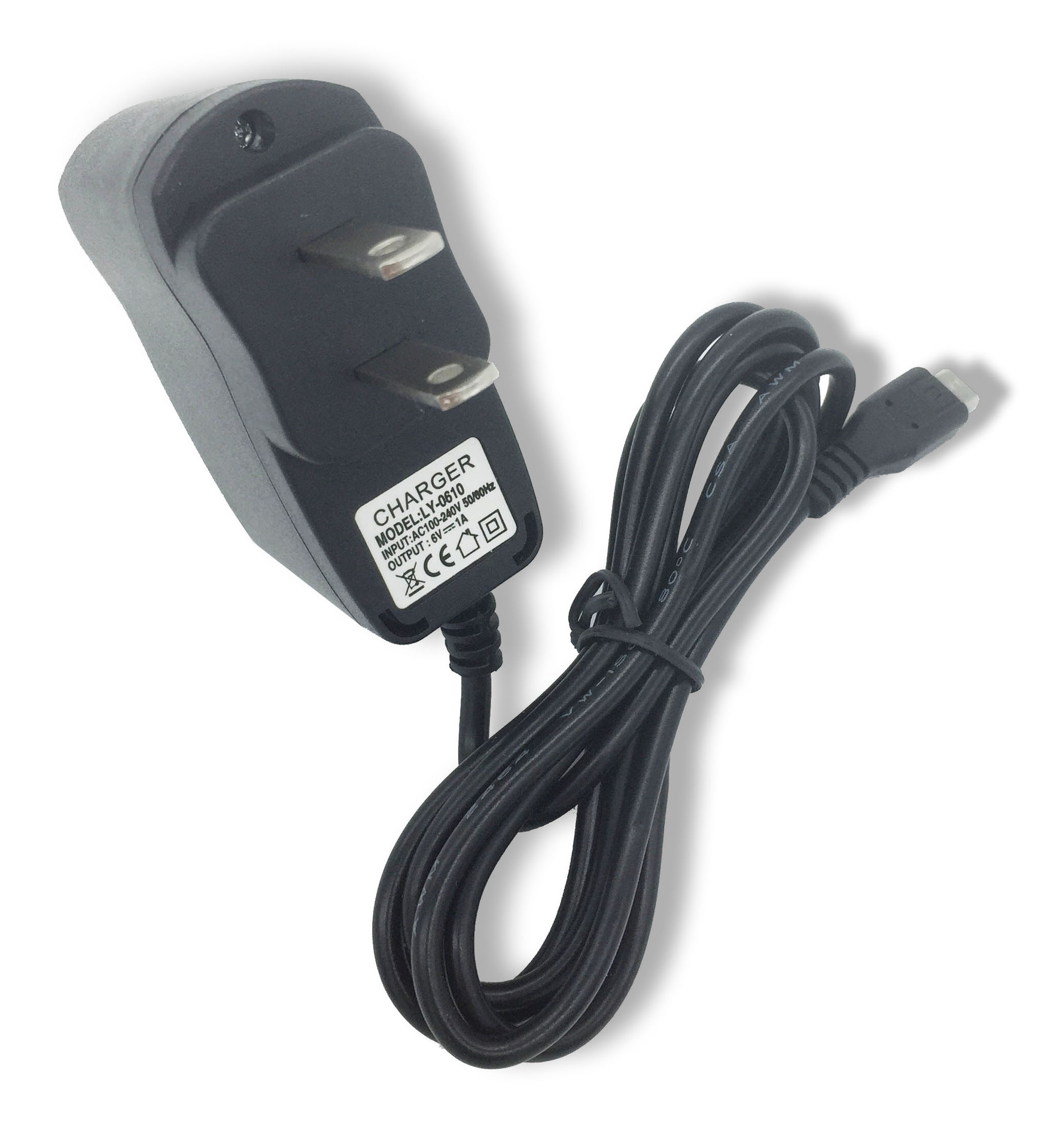 供应电源适配器5v1a 6v1a 带线dc音频插头3.5 2.5耳机直头充电器