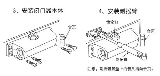 闭门器内部结构图解图片