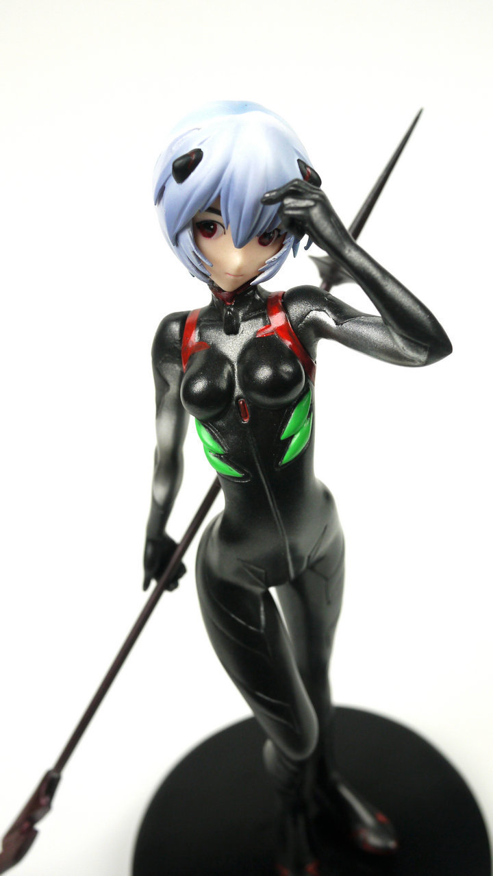 动漫批发 sega 剧场版eva 凌波丽 镰刀 黑衣战斗服 手办模型摆件