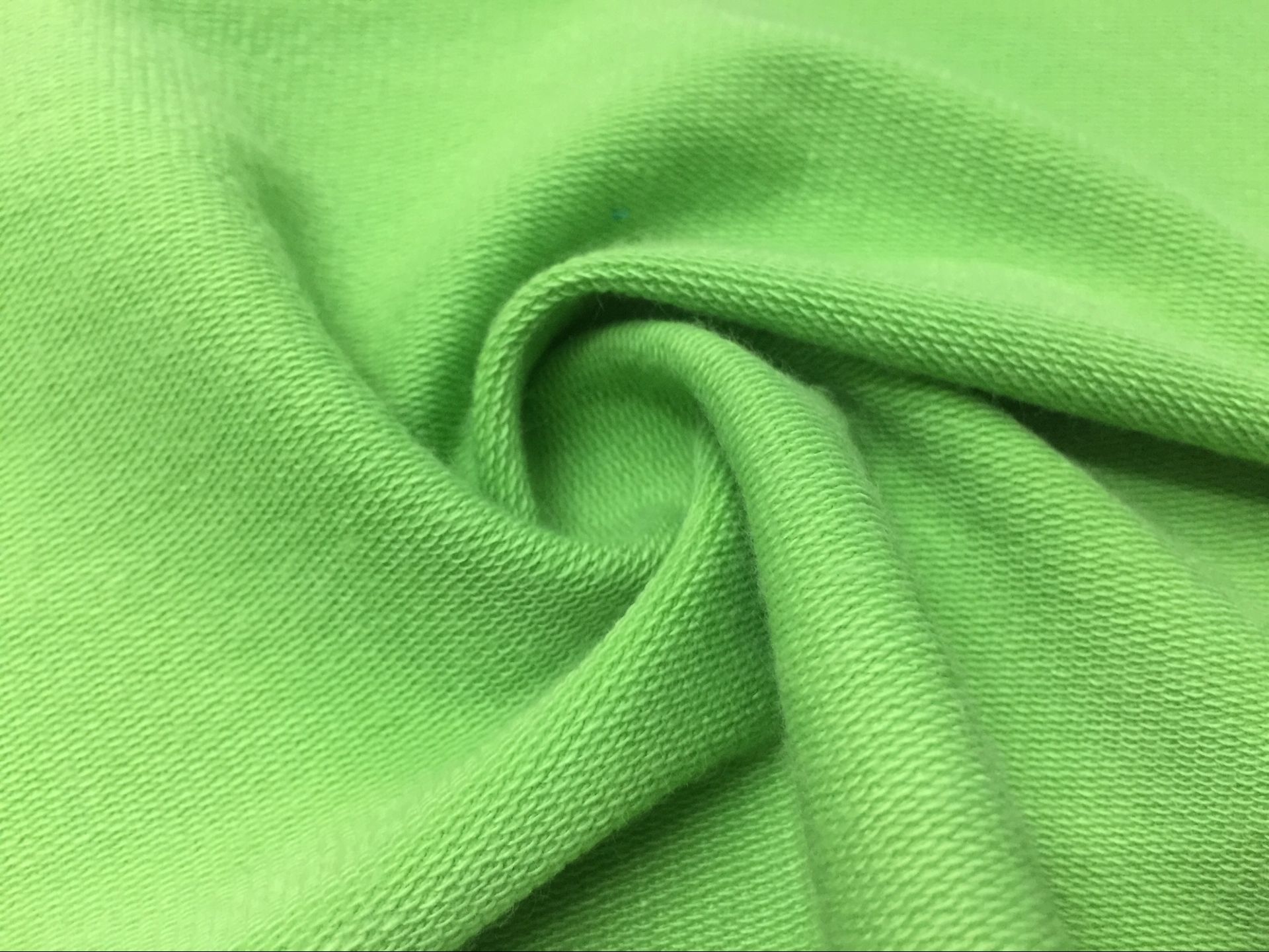 26支精棉卫衣布料 精梳小卫衣面料26s 全棉针织面料 毛圈鱼鳞布料