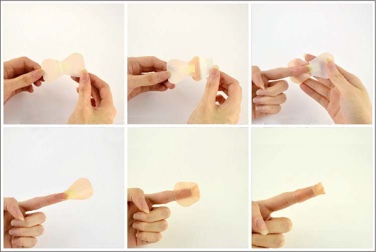 热销大号异型创口贴肤色pe防水异形蝴蝶手指关节创可贴急救止血贴