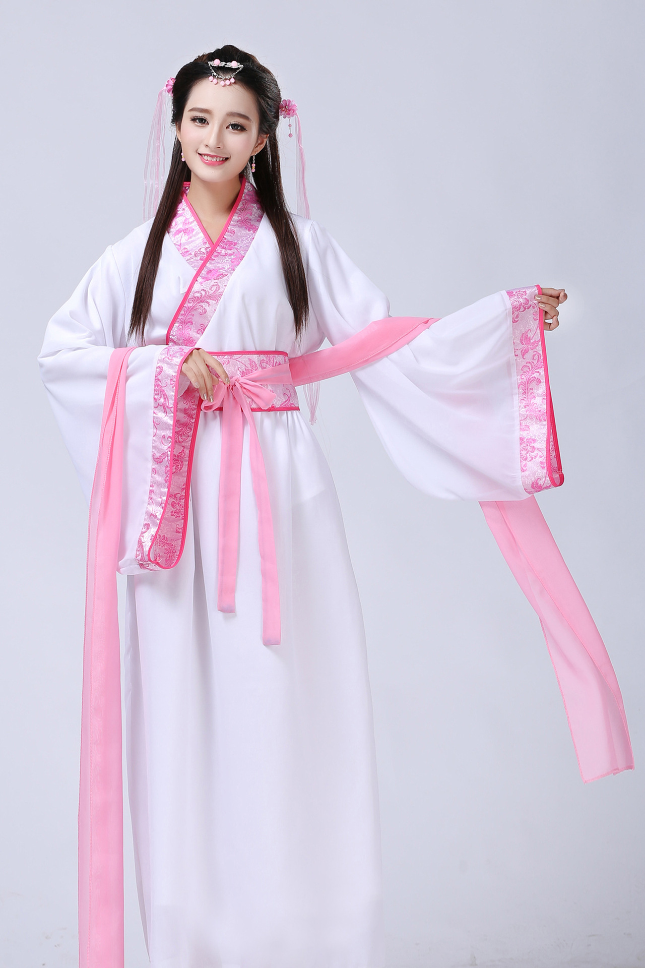 古装仙女服装唐朝古代汉服演出服装舞蹈服襦裙公主贵妃古典舞唐装