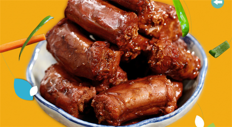 念着你老卤脖脖10斤装香辣味麻辣味鸡脖子南京旺豪食品厂家直销