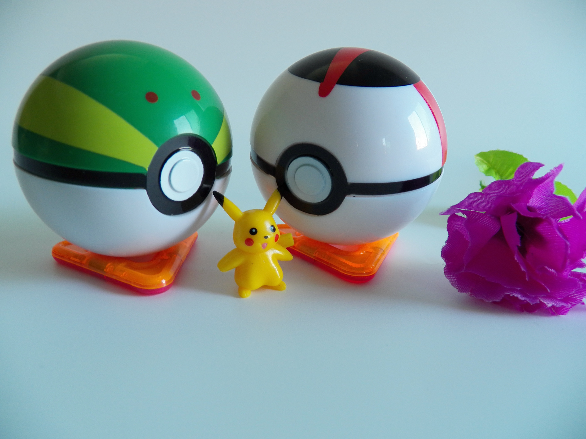 7cm宠物小精灵精灵球送公仔 pokemongo口袋妖怪宝贝球 皮卡丘模型