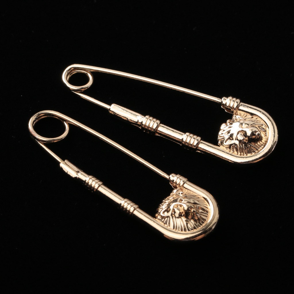 b2-23#高贵华丽狮子头图腾别针/毛衣别针批发