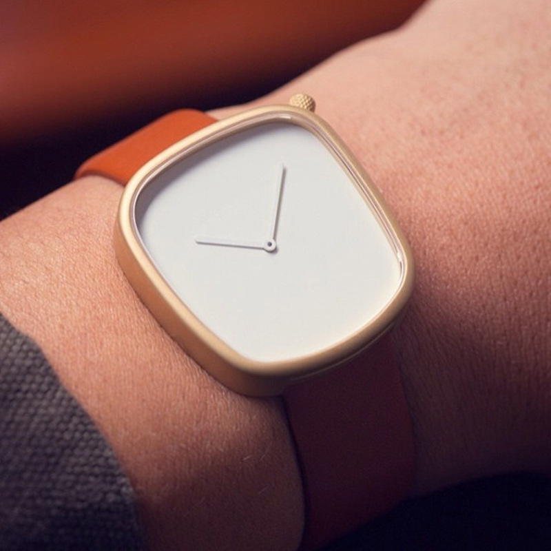 丹麦pebblel极简石英时装手表男女中性bulbul pebble鹅卵石手表