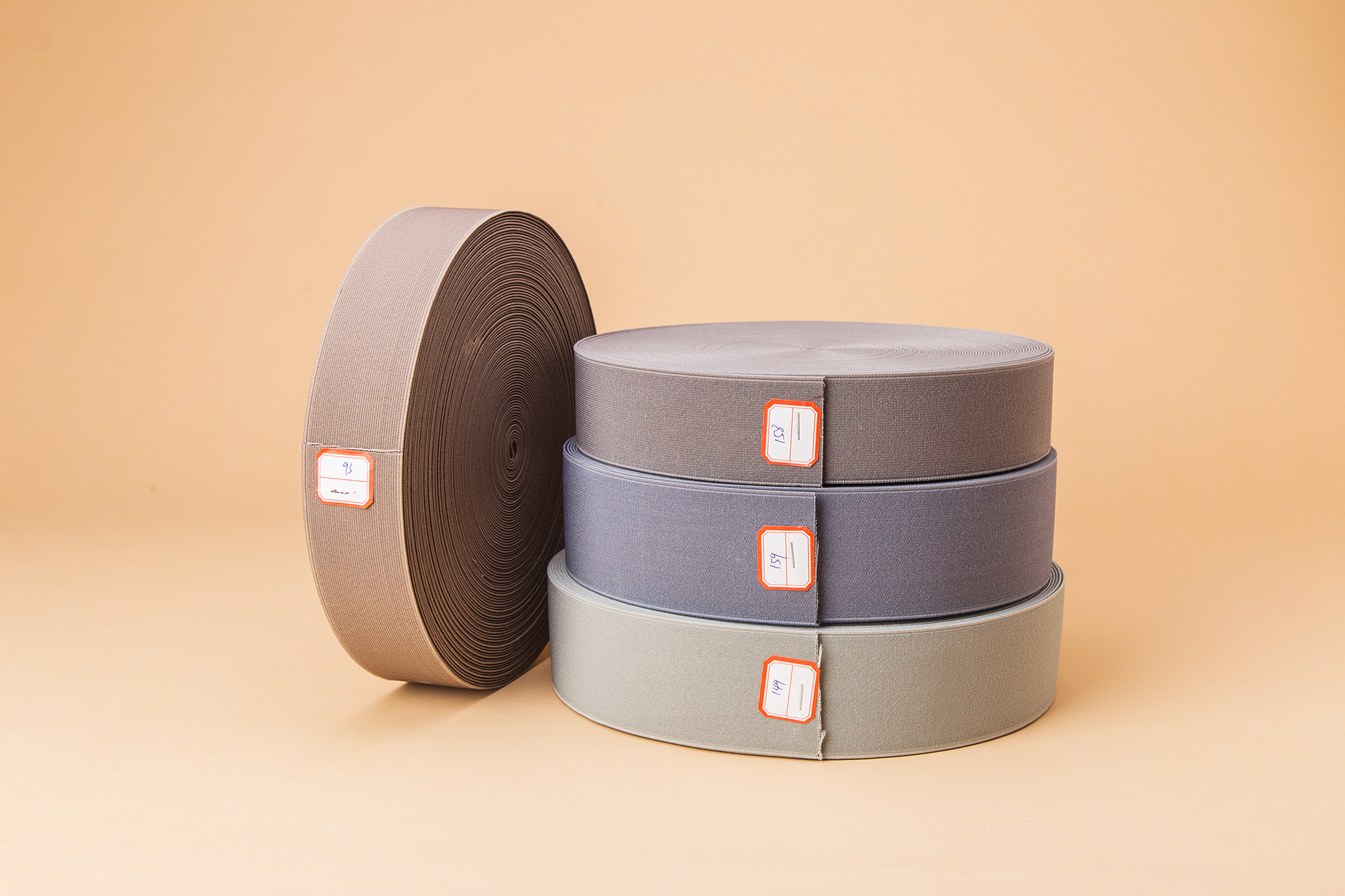 厂家直销涤纶松紧带多色 厚实低价高弹松紧带 松紧带来样定做