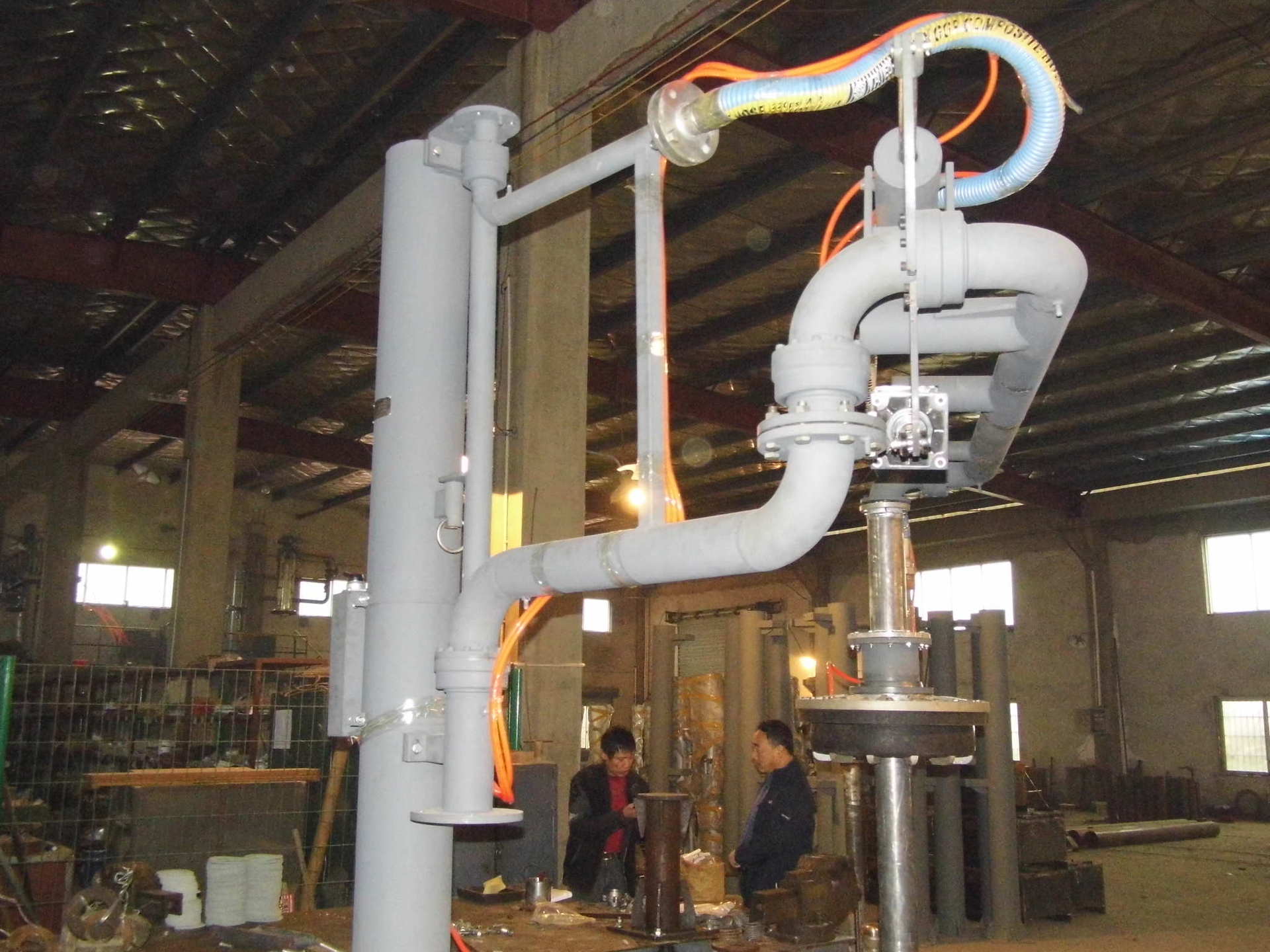 鹤管,密闭鹤管,火车鹤管,火车槽车顶部密闭装车鹤管_其他储运设备