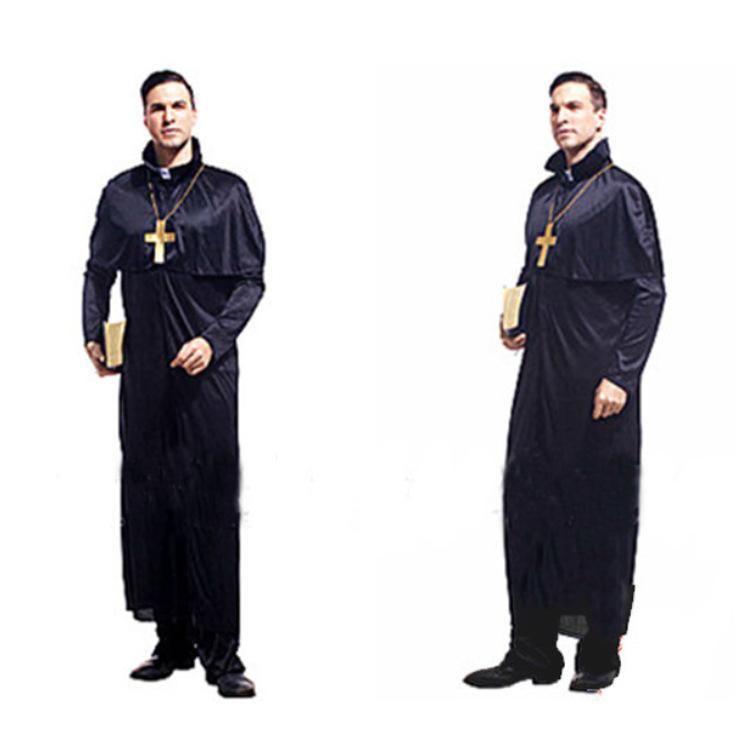 神父十字架表情包